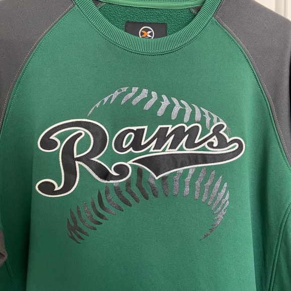 EUC | X-GRAIN men’s RAMS‎ crewneck sweatshirt — XL - Picture 2 of 6